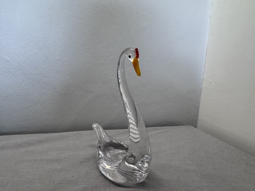 Vintage glass swan murano - glass,