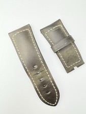 Genuine Panerai Small Olive Brown Leather Strap OEM 26mm