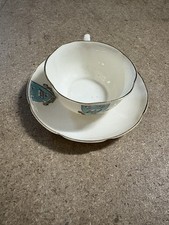 W.H. Goss crested china tea