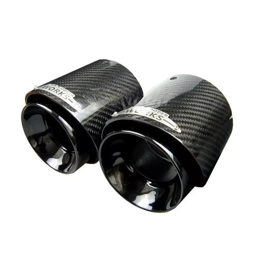 Carbon fibre gloss exhaust - fibre,