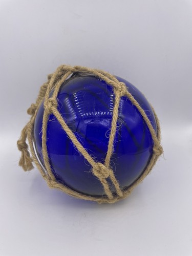 Blue glass fishing - blue, buoy