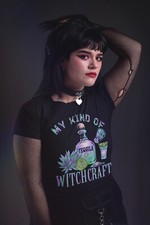 My Kind Of Witchcraft tshirt, Sizes S-5XL, Practical Magic Shirt, Goth Girl Gift
