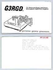 Ham Radio QSL QSO Postcard