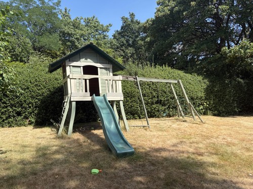 Wooden garden swing - wooden,