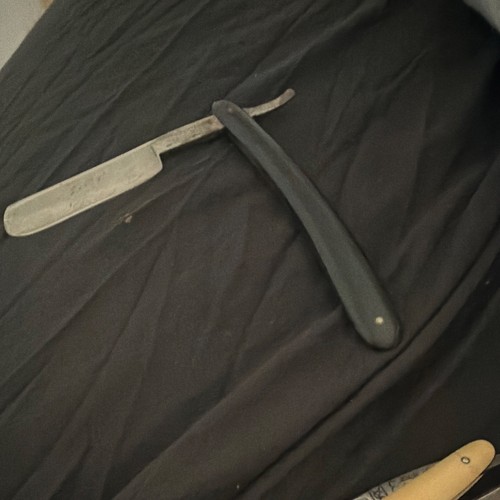 Vintage folding straight razor - vintage,