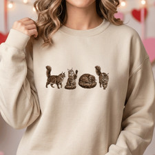 Maine Coon Cat Mama Sweatshirt