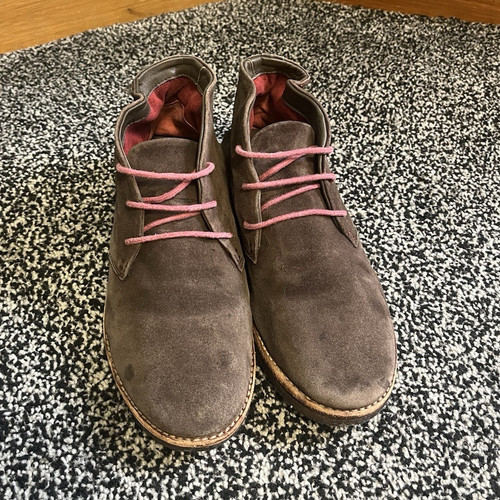 Men brown suede boots - uk, 7