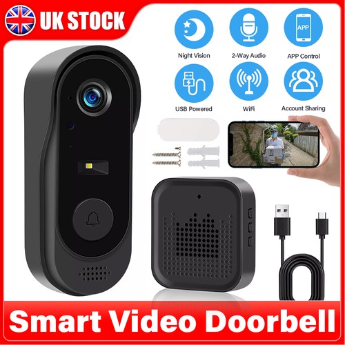 Wireless smart video doorbell - wireless,