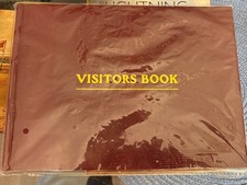 Burgundy Visitor Book For  Business /Hotels/ Guest Houses Air BNB Factory Sealed