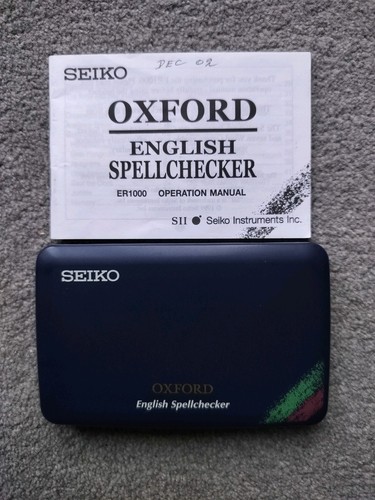 Seiko er1000 oxford english - oxford,