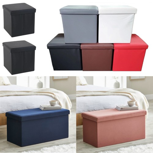 Foldable ottoman storage - foldable,
