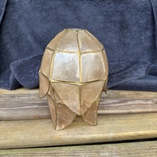 vintage Capiz shell small lampshades tulip tiki boho