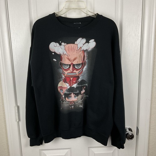 Attack titan pullover - on, crew