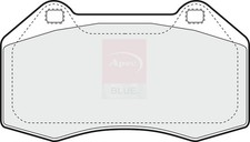 Brake Pads Set fits RENAULT MEGANE Mk2 2.0 Front 04 to 09 7701208218 8671016704