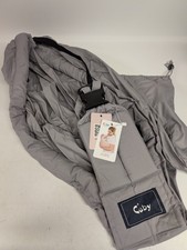 CUBY Baby Carrier Sling, Baby Essentials for Newborn Natural Cotton GREY