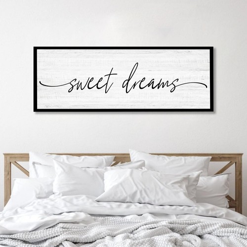 Sweet dreams wall decor above - sweet,