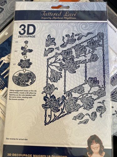 Tattered lace dies - lace, 3d