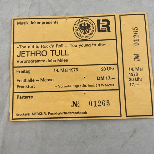 Jethro tull 1976 - tull, concert