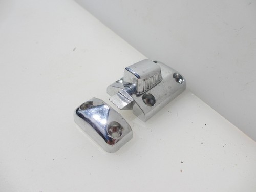 Retro chromed sprung lock - sprung, old