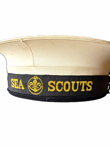 Men cream black sailor cap - men's,