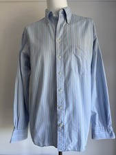 Gant Striped Oxford Shirt Blue