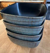 Set of 4 Cuisinart Teal Linen