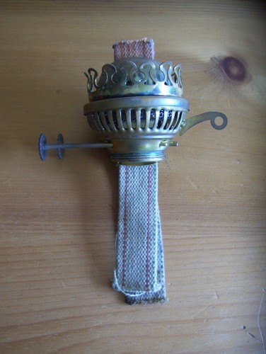Duplex brass oil - oil, lamp