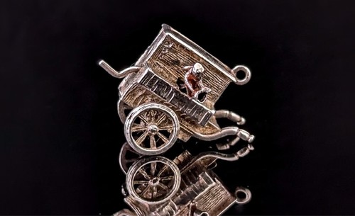 Vintage sterling silver - , cart
