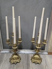 Vintage Pair of Large Solid