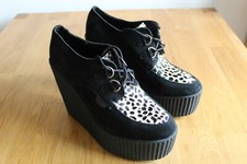Underground Triple Sole Platform Shoes UK 7 EU 40