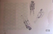 CHARMING BAKER LA LIVE PRINT signed art obey giant dolk banksy card un MINT