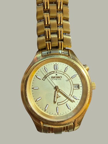 Seiko kinetic men gold - kinetic,