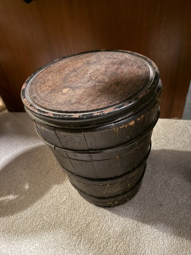 Antique rustic barrel - antique,, bin
