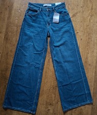 Bershka Ladies Wide Leg Blue