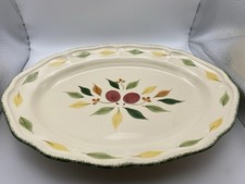 St Michael (M&S) Damson 14 Inch Large Serving Platter/Shallow Dish.