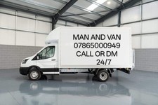 CHEAP LOCAL URGENT SHORT NOTICE MAN & LUTON TAIL LIFT VAN REMOVAL SOFA DELIVERY
