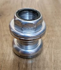 Shimano 600 Threaded Headset (1") Headset In Polished Aluminium/Black USED