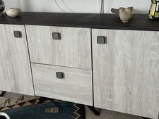 Custom Made Side board. 1600 Long 440 Deep 810high .  Mfc Wood.