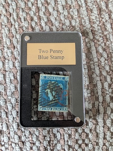 1841 two penny blue stamp - 1841,