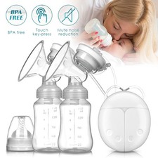 Double Electric Breast Pump Automatic Breastfeeding Pump with Lid & Nipple Kit