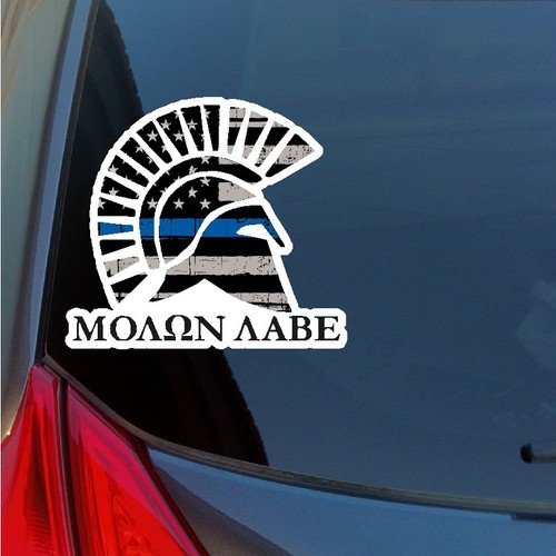 Thin blue line - blue, molon
