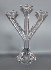 VILLEROY & BOCH LARGE HEAVY 3 BRANCH CANDELABRA