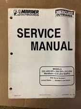 MERCURY MARINER WORKSHOP MANUAL OUTBOARD 225EFI 250EFI 3.0L 2-STROKE 90-822900R1