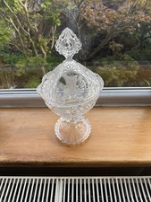 VINTAGE  HOFBAUER CRYSTAL BYRDES COLLECTION CANDY DISH
