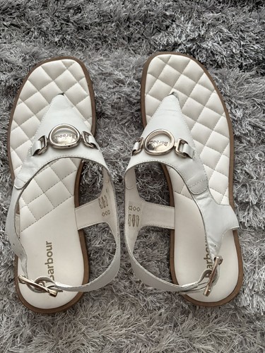 Barbour vivienne white leather - barbour,