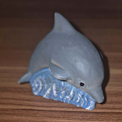 Small grey dolphin plastic - dolphin,