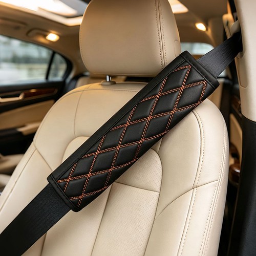 Embroidered leather car - 3d,