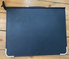 A3 Artist Ring Binder Portfolio Leather Art Storage Display Case Traditional