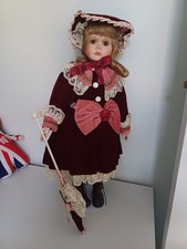 Porcelain Victorian Doll with