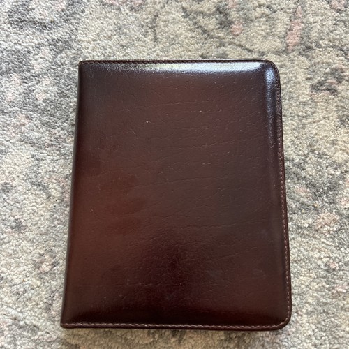 Vintage brown leather writing - vintage,